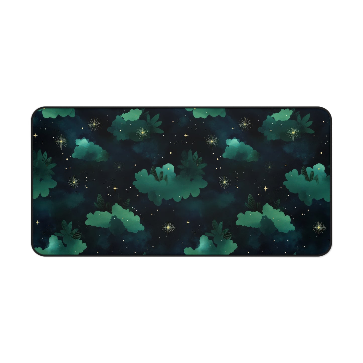 Celestial Forest Desk Mat | Gaming, Office Decor, Gift for Astronomers, Astrology Enthusiasts, Home Workspace
