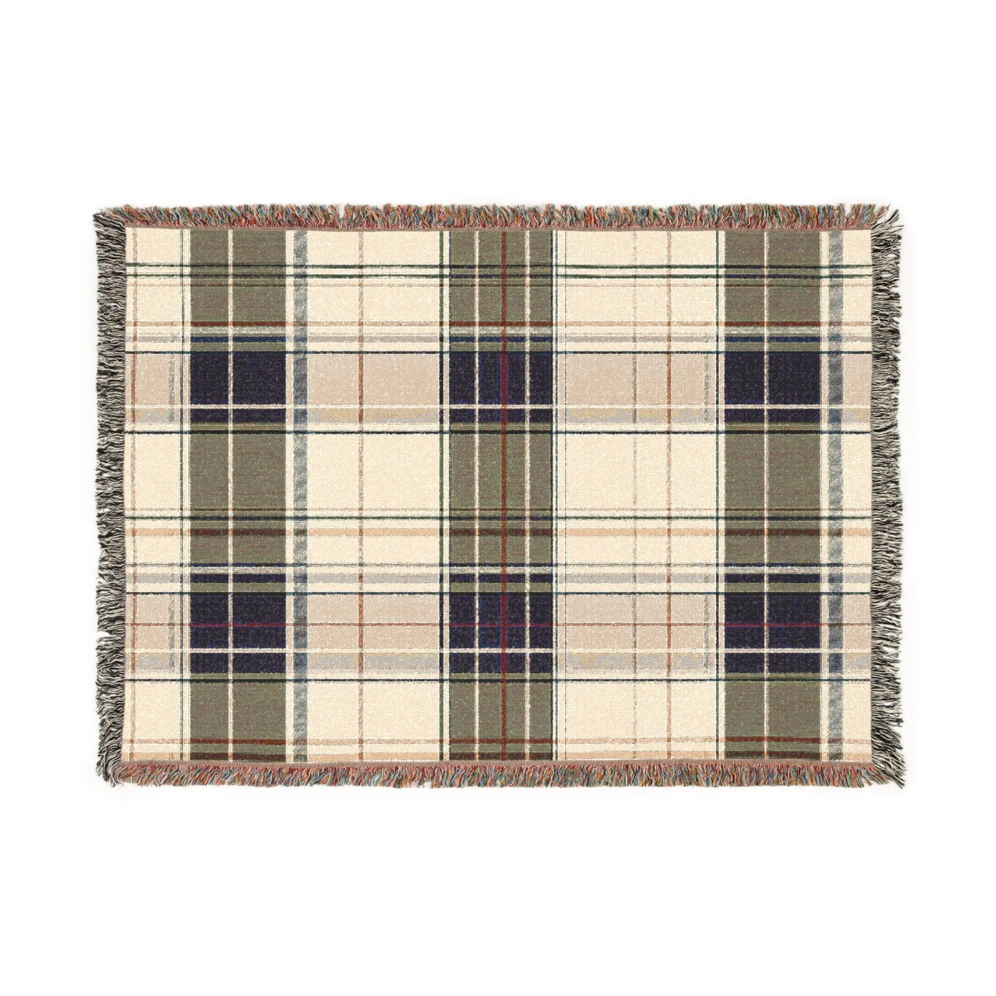 Cozy Woven Blanket, Soft Throw, Home Decor, Gift for Him or Her, Plaid Blanket, Perfect for Winter