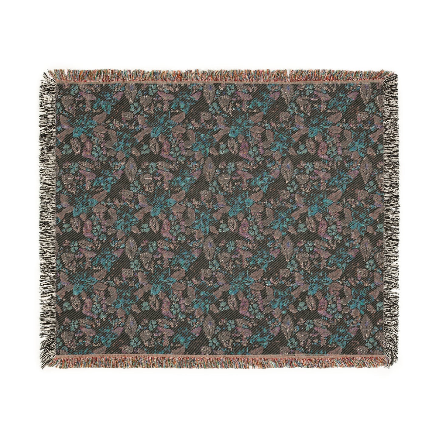 Cozy Floral Woven Blanket for Home Decor, Ideal for Picnics, Birthdays, and Seasonal Holidays, Perfect Gift for Loved Ones