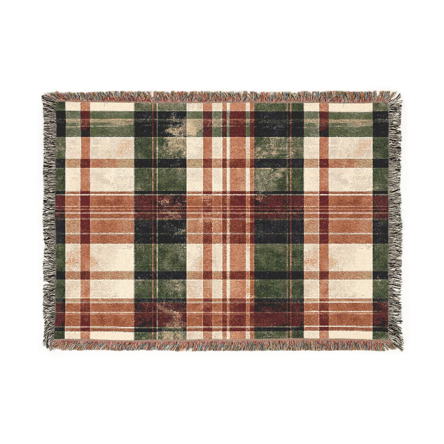 Cozy Woven Blanket, Warm Throw, Home Decor, Plaid Pattern, Gift for Her, Perfect for Cozy Nights