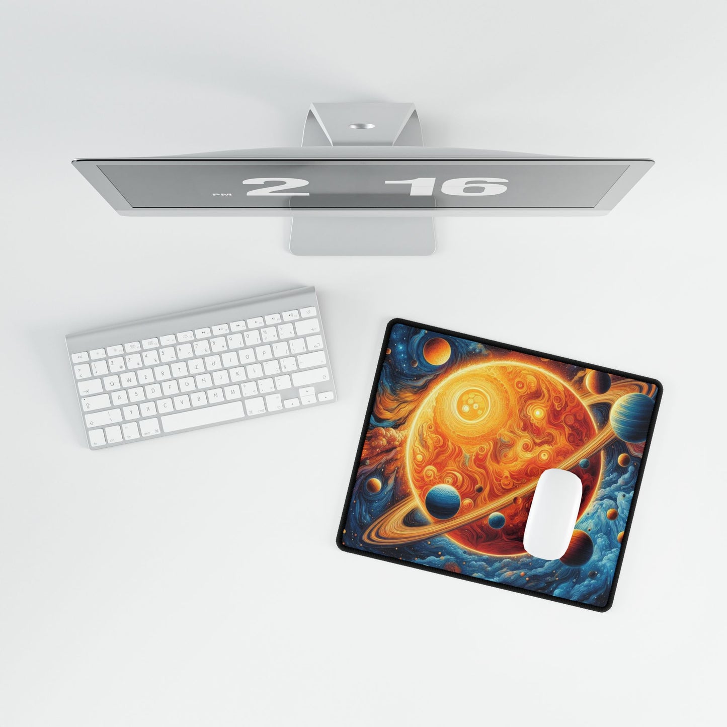 Celestial Desk Mat - Cosmic Universe Design for Gaming, Office Decor, Astronomy Lover Gift, Ergonomic Workspace, Home Office Essential