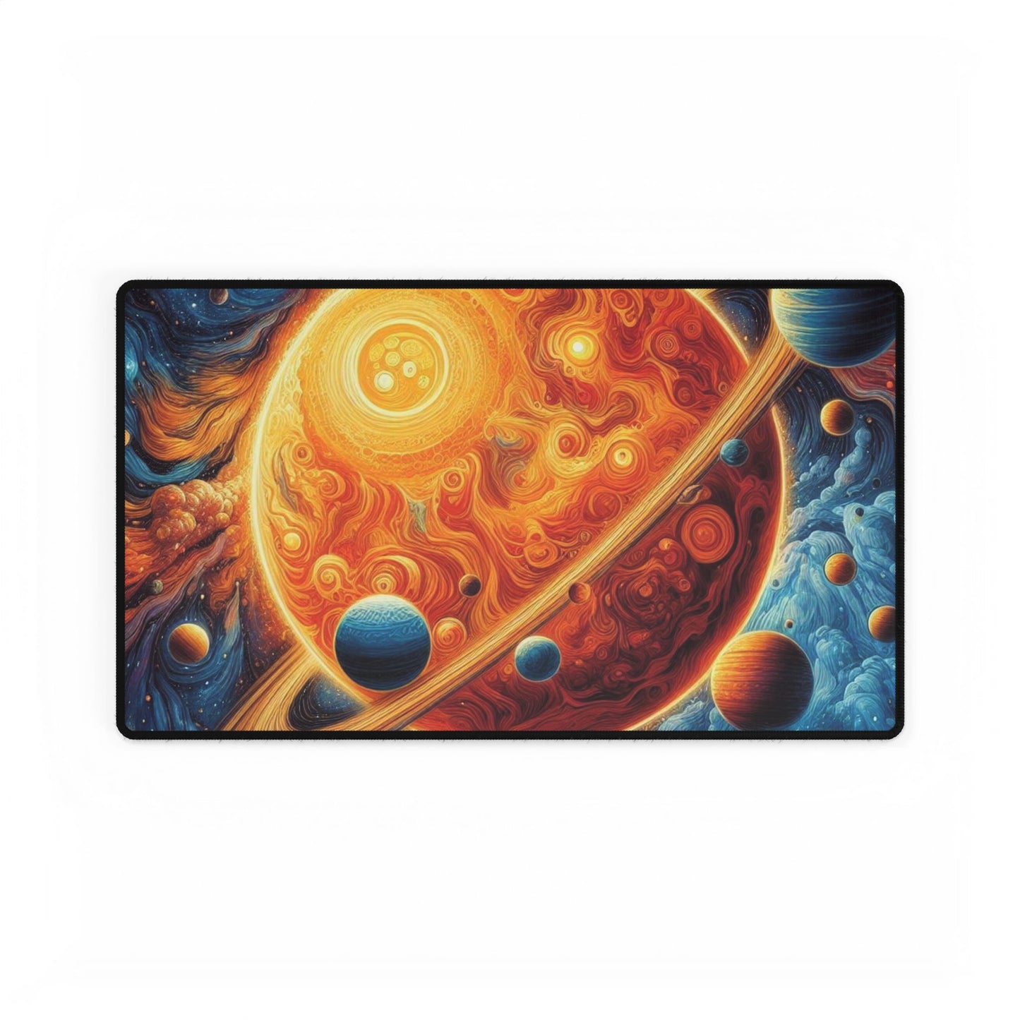 Celestial Desk Mat - Cosmic Universe Design for Gaming, Office Decor, Astronomy Lover Gift, Ergonomic Workspace, Home Office Essential