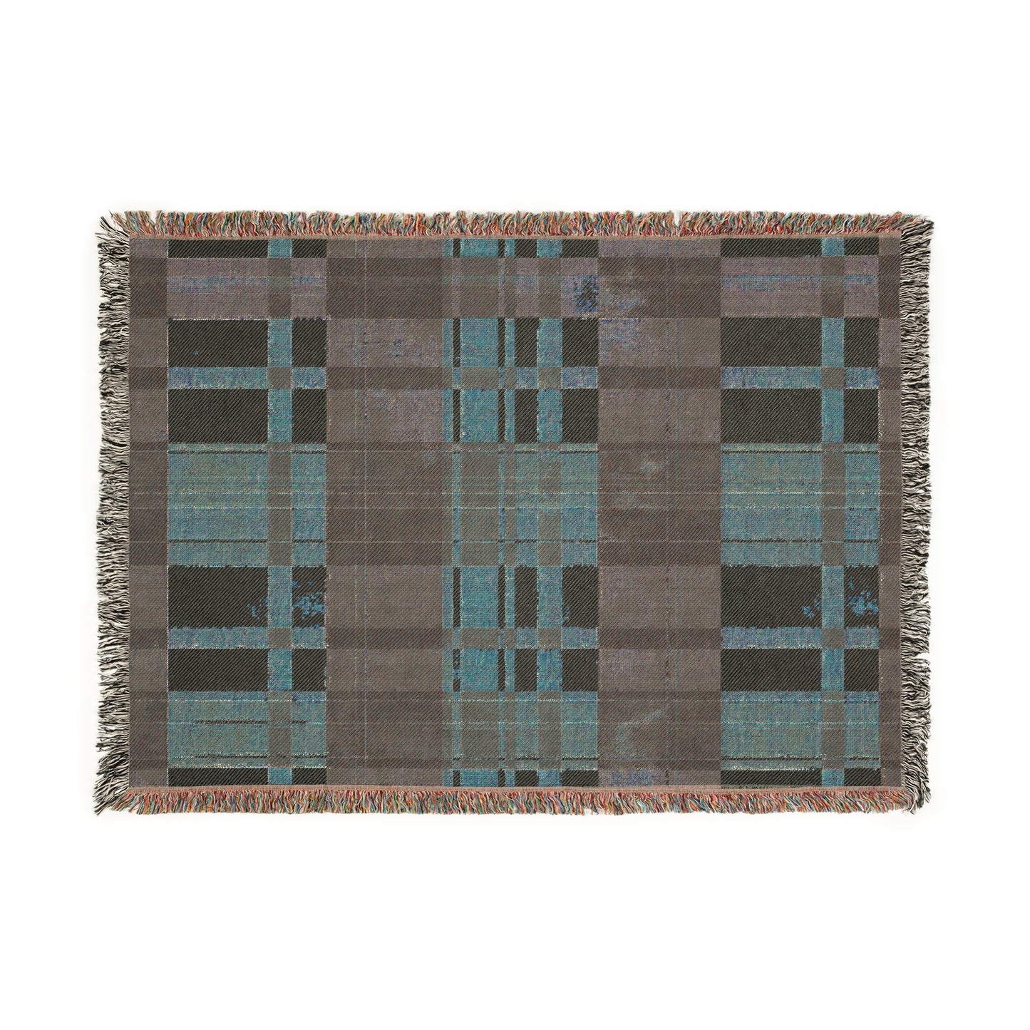 Cozy Woven Blanket, Warm Throw, Home Decor, Plaid Pattern, Gift for Her, Perfect for Cozy Nights