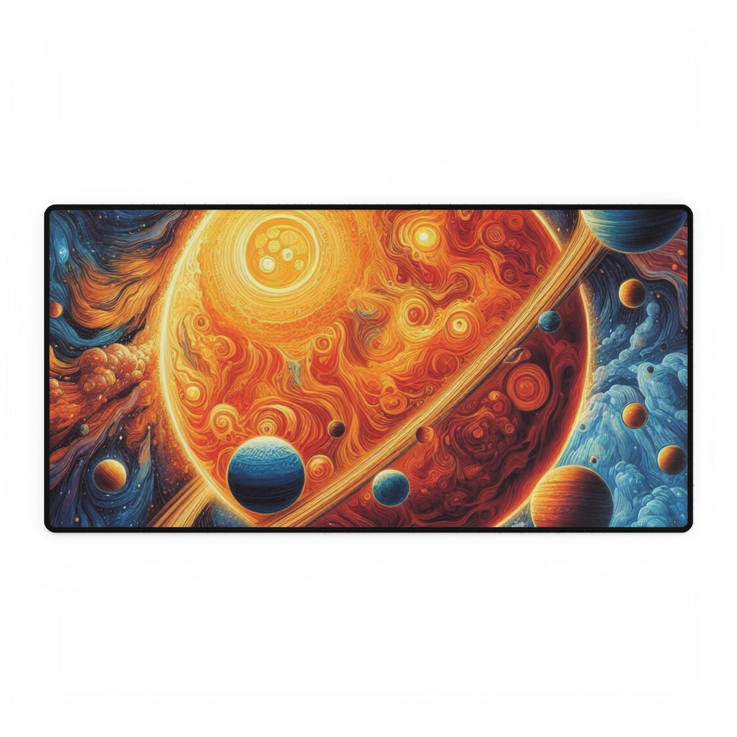 Celestial Desk Mat - Cosmic Universe Design for Gaming, Office Decor, Astronomy Lover Gift, Ergonomic Workspace, Home Office Essential