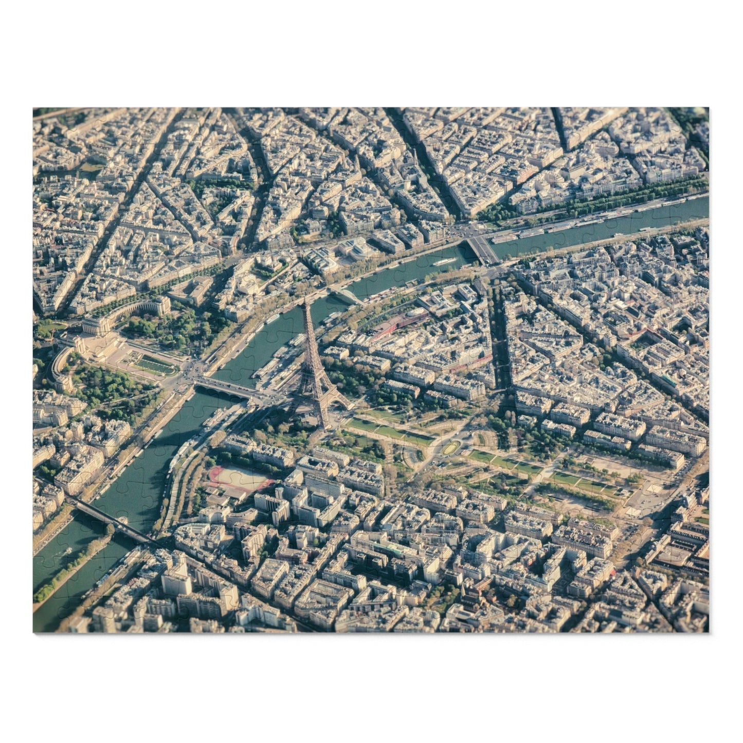 Paris Aerial View Jigsaw Puzzle with Tin, Perfect Gift for City Lovers, Family Game Night, Travel Memories, Home Decor, Unique Puzzle [...]