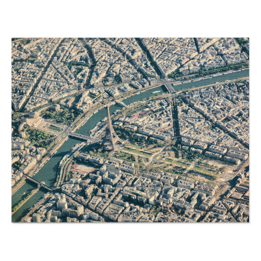 Paris Aerial View Jigsaw Puzzle with Tin, Perfect Gift for City Lovers, Family Game Night, Travel Memories, Home Decor, Unique Puzzle [...]