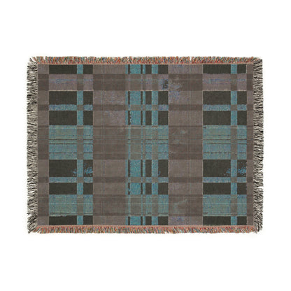 Cozy Woven Blanket, Warm Throw, Home Decor, Plaid Pattern, Gift for Her, Perfect for Cozy Nights