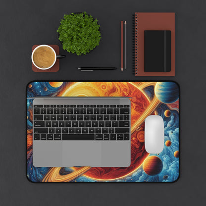 Celestial Desk Mat - Cosmic Planetary Design for Home or Office, Gift for Space Lovers, Gaming, Study, Astronomy Decor, Unique Desk [...]