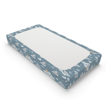 Cute Cloud Baby Changing Pad Cover, Whimsical Baby Changing Pad Cover, Baby Shower Gift, Nursery Decor, Soft Cute Patterns, Gender Neutral Baby Essentials