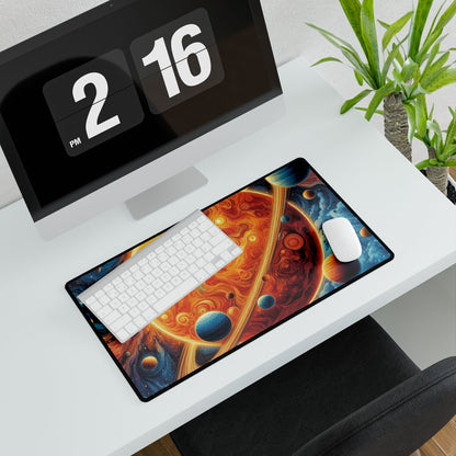 Celestial Desk Mat - Cosmic Universe Design for Gaming, Office Decor, Astronomy Lover Gift, Ergonomic Workspace, Home Office Essential