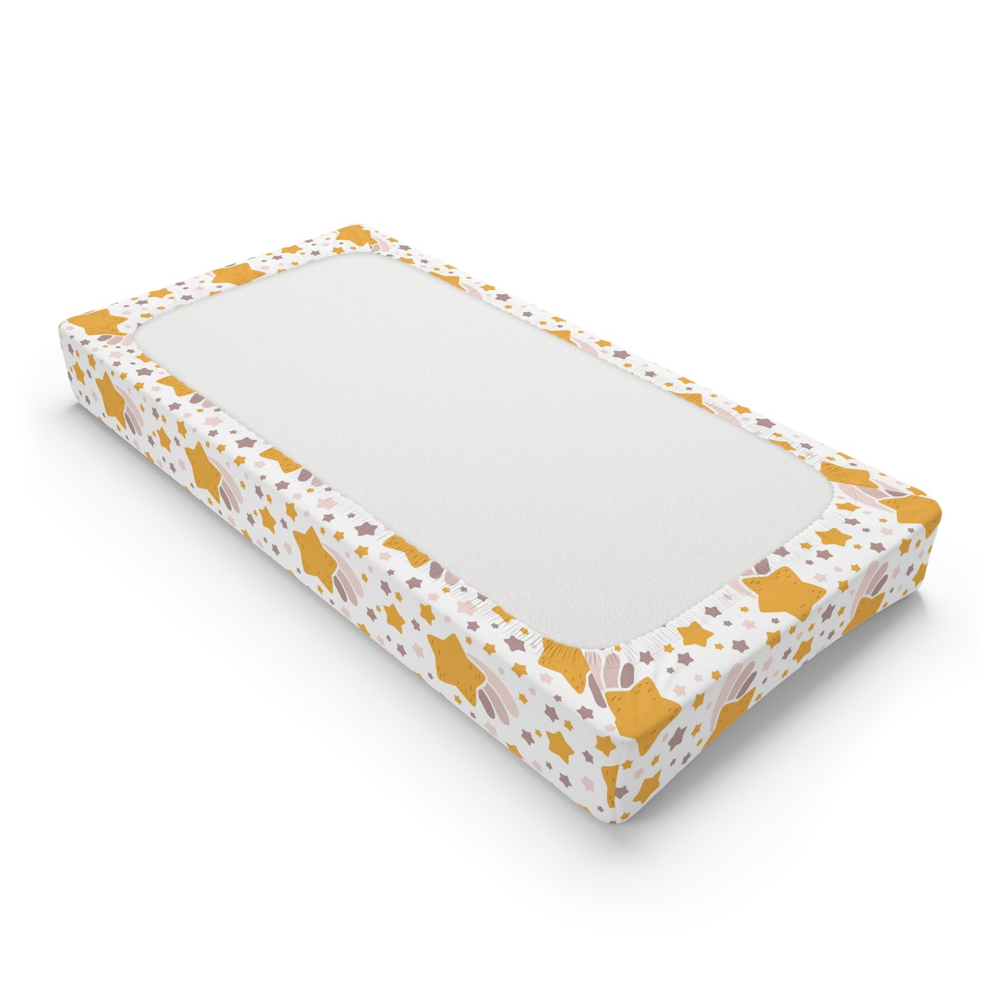 Star Pattern Baby Changing Pad Cover, Whimsical Baby Changing Pad Cover, Nursery Essentials, Star Pattern, Baby Shower Gift, Soft and Cozy Baby Bedding, Changing Table [...]
