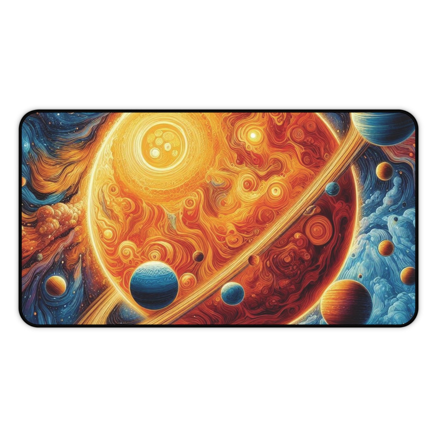 Celestial Desk Mat - Cosmic Planetary Design for Home or Office, Gift for Space Lovers, Gaming, Study, Astronomy Decor, Unique Desk [...]