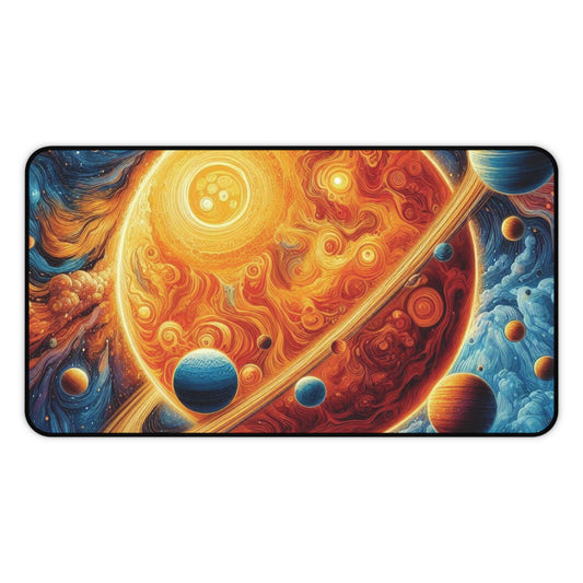 Celestial Desk Mat - Cosmic Planetary Design for Home or Office, Gift for Space Lovers, Gaming, Study, Astronomy Decor, Unique Desk [...]