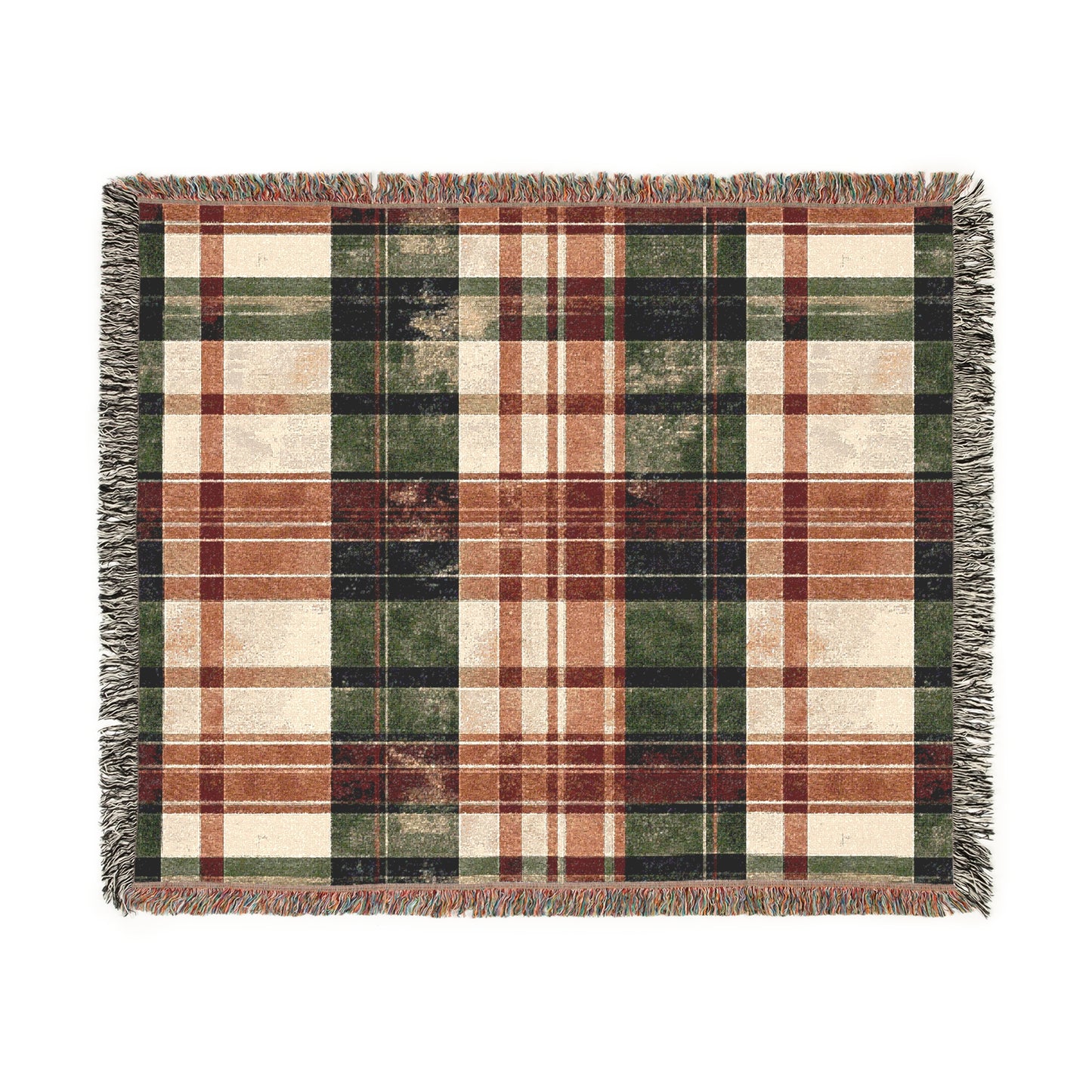 Cozy Woven Blanket, Warm Throw, Home Decor, Plaid Pattern, Gift for Her, Perfect for Cozy Nights