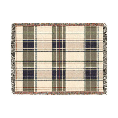 Cozy Woven Blanket, Soft Throw, Home Decor, Gift for Him or Her, Plaid Blanket, Perfect for Winter