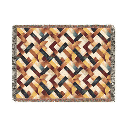 Cozy Woven Blanket, Soft Throw Blanket, Home Decor, Gift for Her, Layering Blanket, Boho Style, Autumn Decor, Warm Embrace