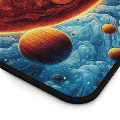 Celestial Desk Mat - Cosmic Planetary Design for Home or Office, Gift for Space Lovers, Gaming, Study, Astronomy Decor, Unique Desk [...]