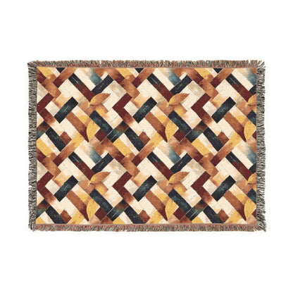 Cozy Woven Blanket, Soft Throw Blanket, Home Decor, Gift for Her, Layering Blanket, Boho Style, Autumn Decor, Warm Embrace