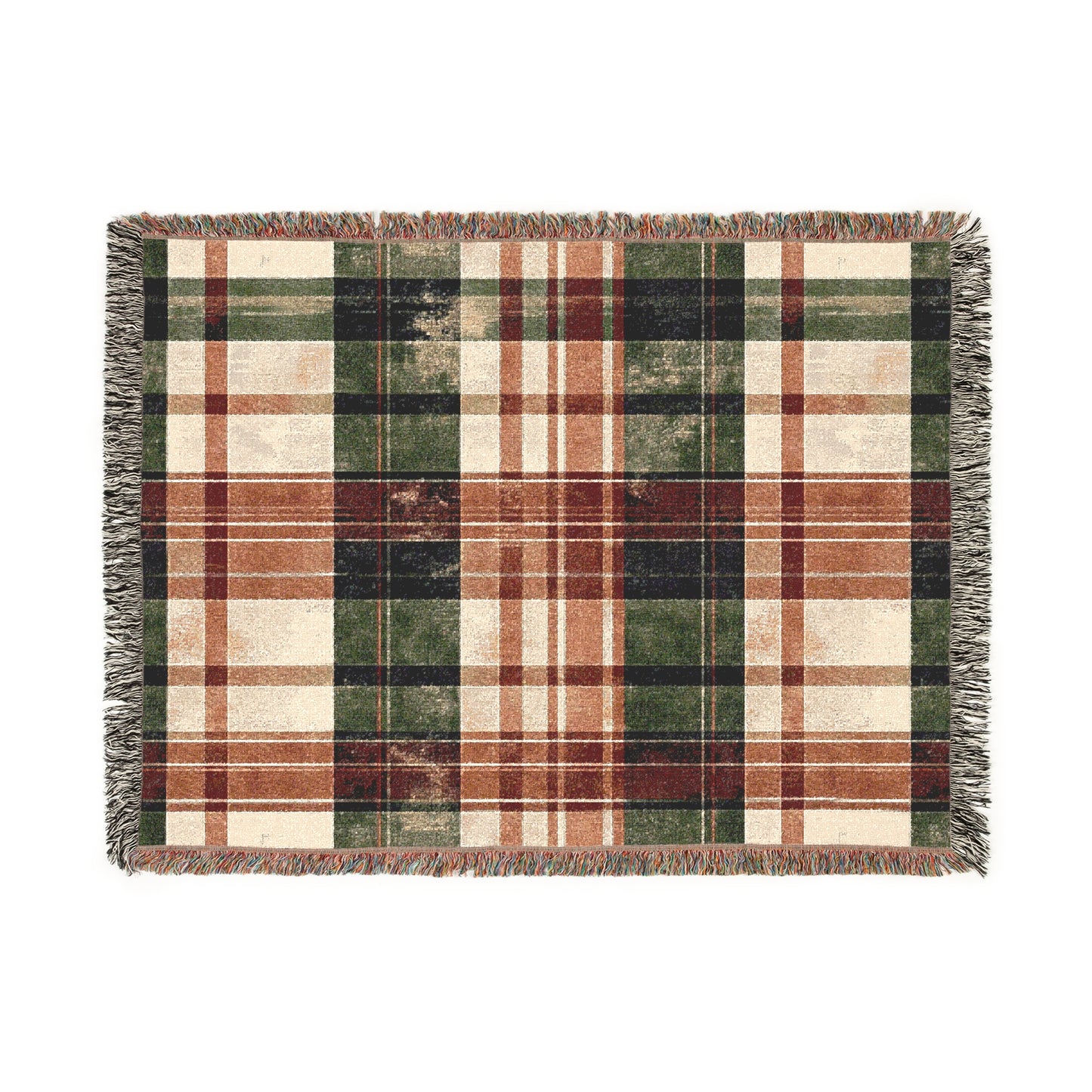 Cozy Woven Blanket, Warm Throw, Home Decor, Plaid Pattern, Gift for Her, Perfect for Cozy Nights