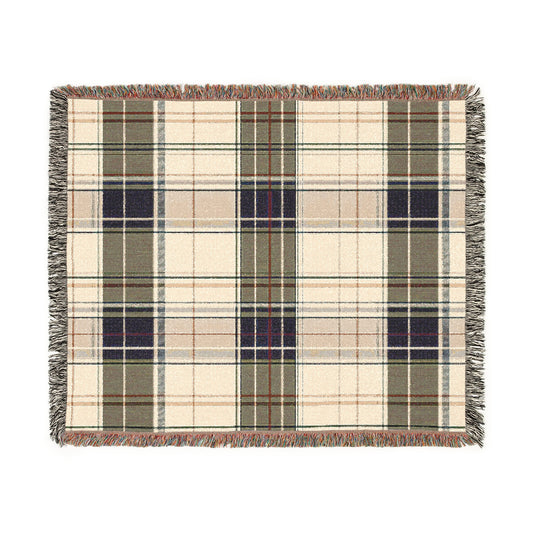 Cozy Woven Blanket, Soft Throw, Home Decor, Gift for Him or Her, Plaid Blanket, Perfect for Winter