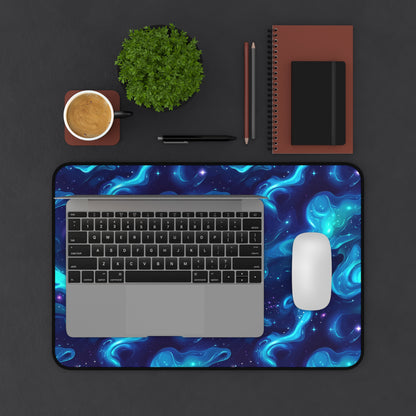 Galactic Desk Mat - Cosmic Office Decor, Gaming, Home Office Accessory, Unique Gift for Astronomers, Starry Pattern, Desk Accessories