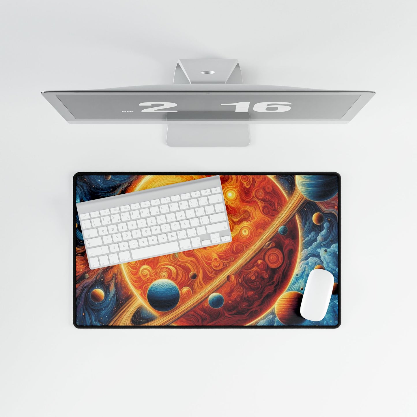 Celestial Desk Mat - Cosmic Universe Design for Gaming, Office Decor, Astronomy Lover Gift, Ergonomic Workspace, Home Office Essential
