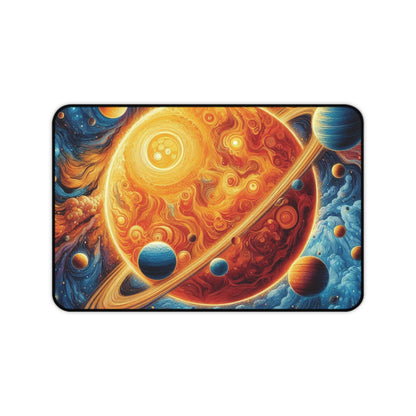 Celestial Desk Mat - Cosmic Planetary Design for Home or Office, Gift for Space Lovers, Gaming, Study, Astronomy Decor, Unique Desk [...]