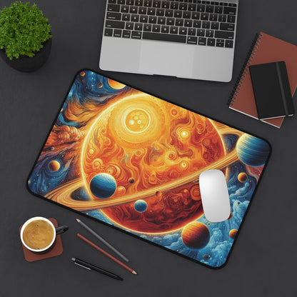 Celestial Desk Mat - Cosmic Planetary Design for Home or Office, Gift for Space Lovers, Gaming, Study, Astronomy Decor, Unique Desk [...]