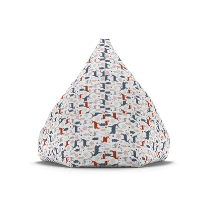 Cozy Pet-Themed Bean Bag Chair Cover - Perfect for Kids' Rooms, Dog Lovers, Animal Decor, Playrooms, Gift for Pet Owners
