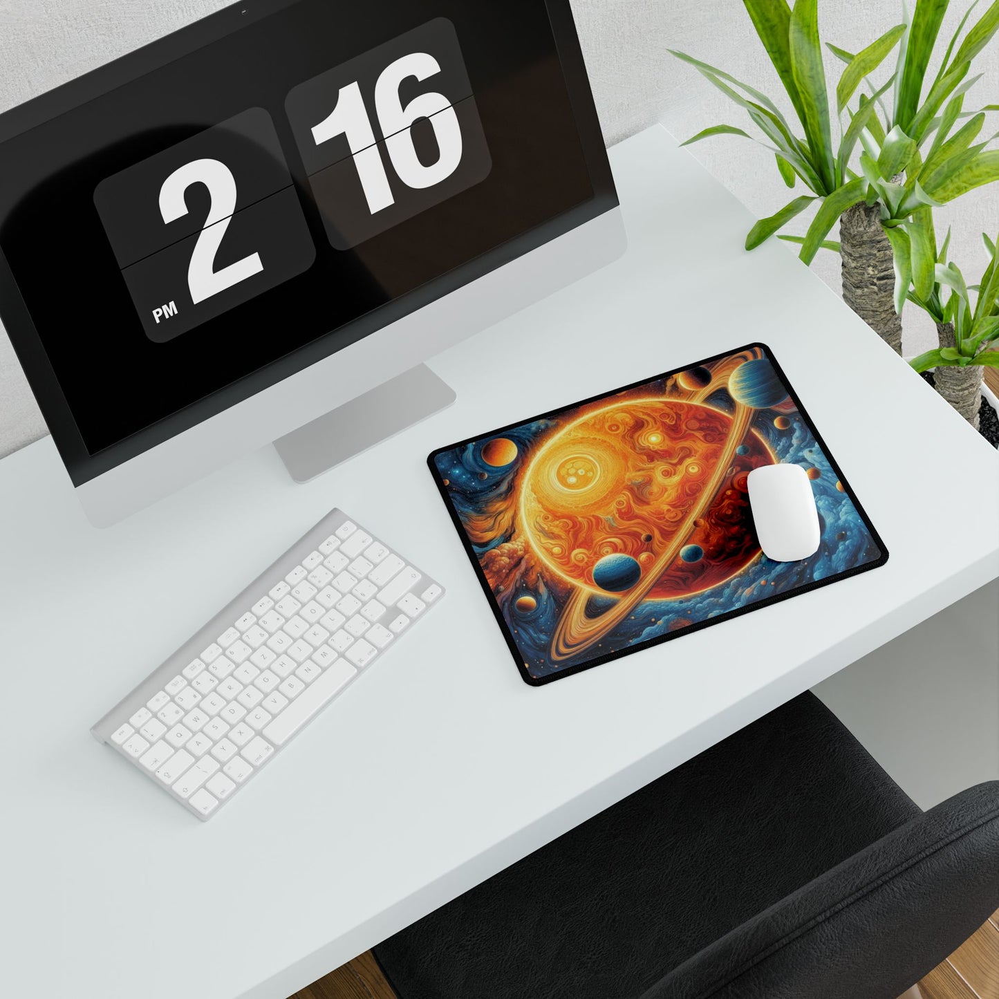 Celestial Desk Mat - Cosmic Universe Design for Gaming, Office Decor, Astronomy Lover Gift, Ergonomic Workspace, Home Office Essential