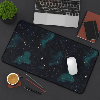Cosmic Desk Mat, Galaxy Mouse Pad for Home Office, Gift for Space Lovers, Galaxy Decor, Astronomy Desk Accessories