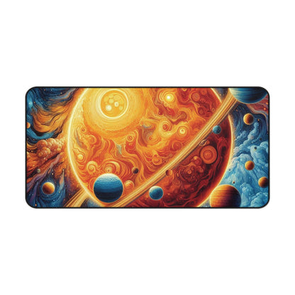 Celestial Desk Mat - Cosmic Planetary Design for Home or Office, Gift for Space Lovers, Gaming, Study, Astronomy Decor, Unique Desk [...]