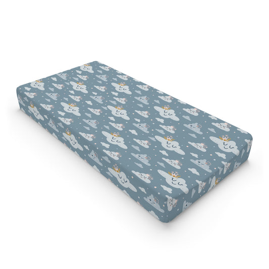 Cute Cloud Baby Changing Pad Cover, Whimsical Baby Changing Pad Cover, Baby Shower Gift, Nursery Decor, Soft Cute Patterns, Gender Neutral Baby Essentials
