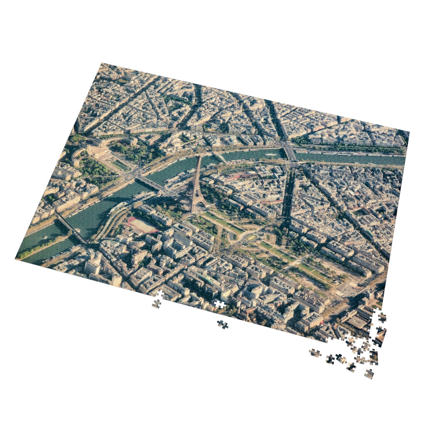 Paris Aerial View Jigsaw Puzzle with Tin, Perfect Gift for City Lovers, Family Game Night, Travel Memories, Home Decor, Unique Puzzle [...]