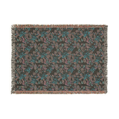 Cozy Floral Woven Blanket for Home Decor, Ideal for Picnics, Birthdays, and Seasonal Holidays, Perfect Gift for Loved Ones