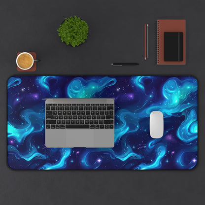 Galactic Desk Mat - Cosmic Office Decor, Gaming, Home Office Accessory, Unique Gift for Astronomers, Starry Pattern, Desk Accessories